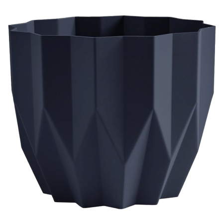 Кашпо для цветов Геометрия (0.8) Антрацит